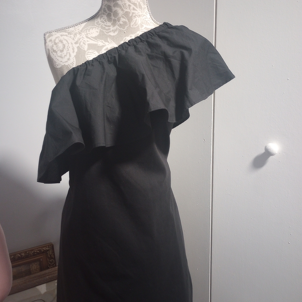 Elegant Black Ruffle Skirt A New Day